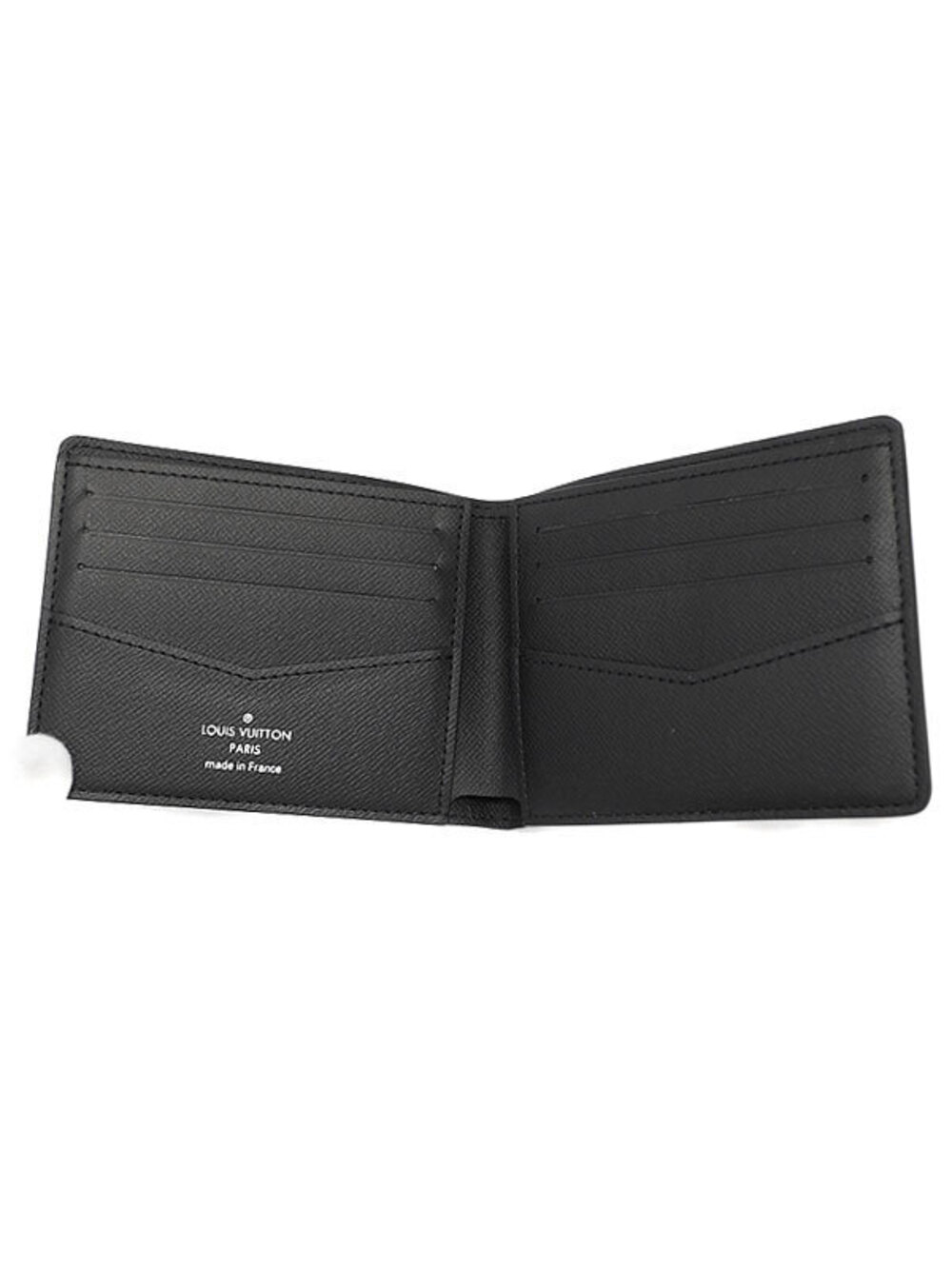Louis Vuitton Slender Monogram fold Eclipse Portefeuille Reverse Black Bi - Picture 3 of 5